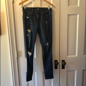 Distressed jeans from hollister